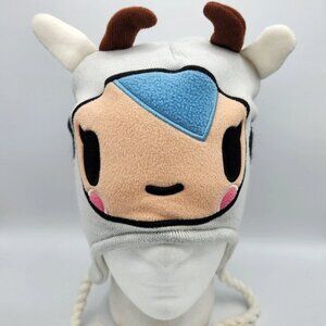 New Era X Tokidoki Biscottina Moofia Beanie Hat/Cap Womens Small Fleece Lined